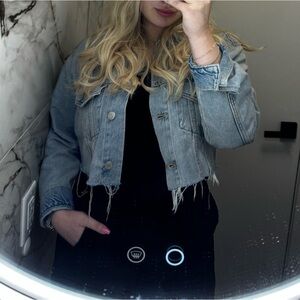 Zara Light Blue Jean Jacket
